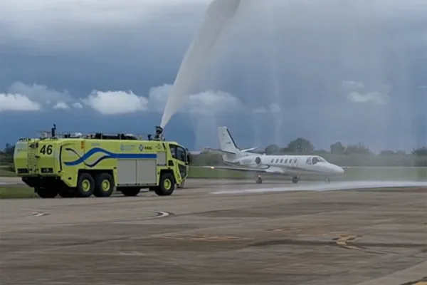 Después de casi dos años, la Provincia recuperó uno de los dos aviones sanitarios