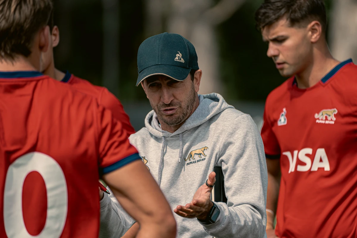 CONDUCTOR. Santiago Gómez Cora, entrenador de Los Pumas 7s.