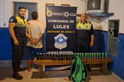 Detuvieron a un joven por robarle 35 latas de cerveza a su tío