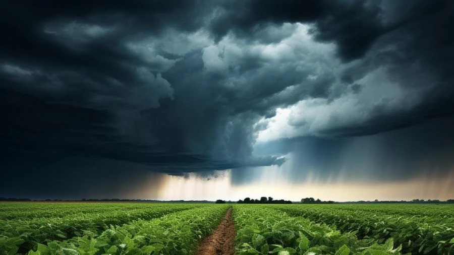 EN LA LLANURA. Los registros de lluvia oscilaron de los 94 mm a los 187 mm.