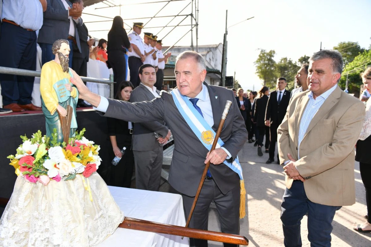 Jaldo participó de los festejos por las fiestas patronales y el aniversario de San Andrés