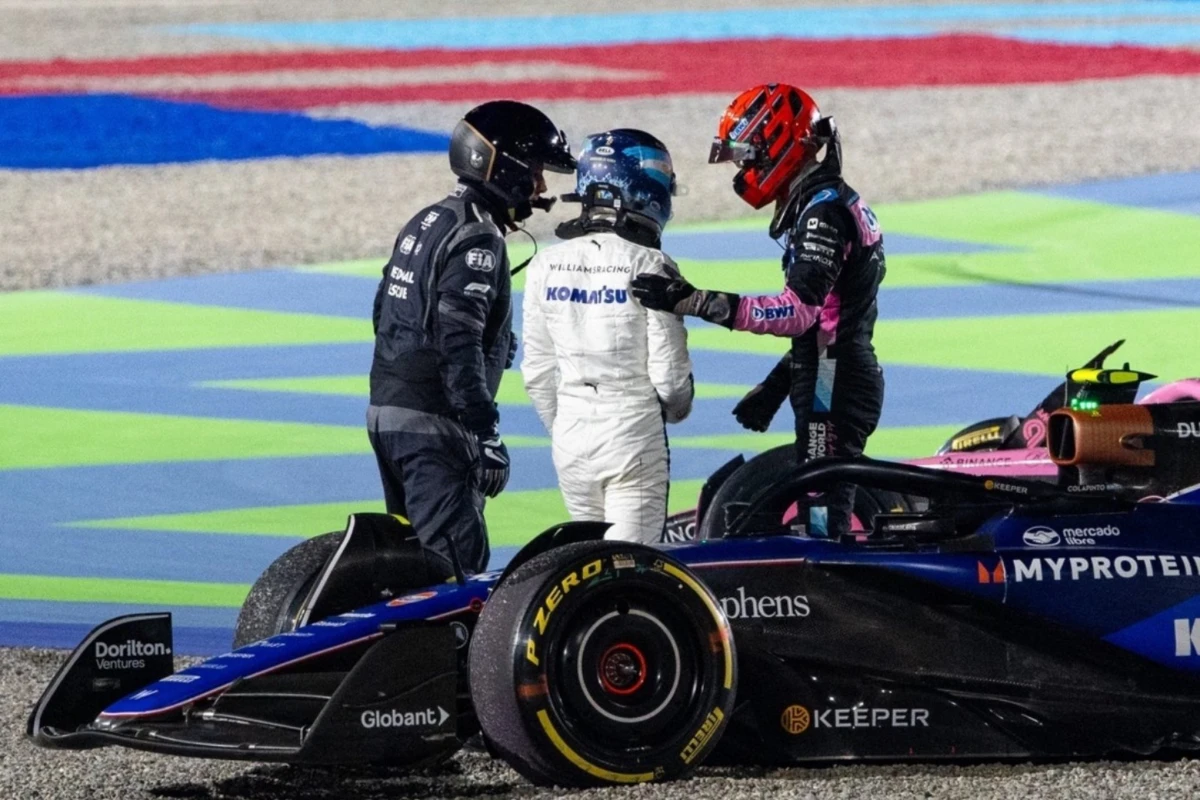 CRUCE. Franco Colapinto se enojó con Ocon y Hülkenberg por el choque.