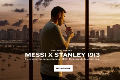 Stanley lanza hoy una colección de termos y mates conmemorativa de Messi