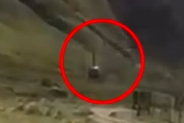 Un helicóptero del Ejército Argentino cayó mientras efectuaba un entrenamiento