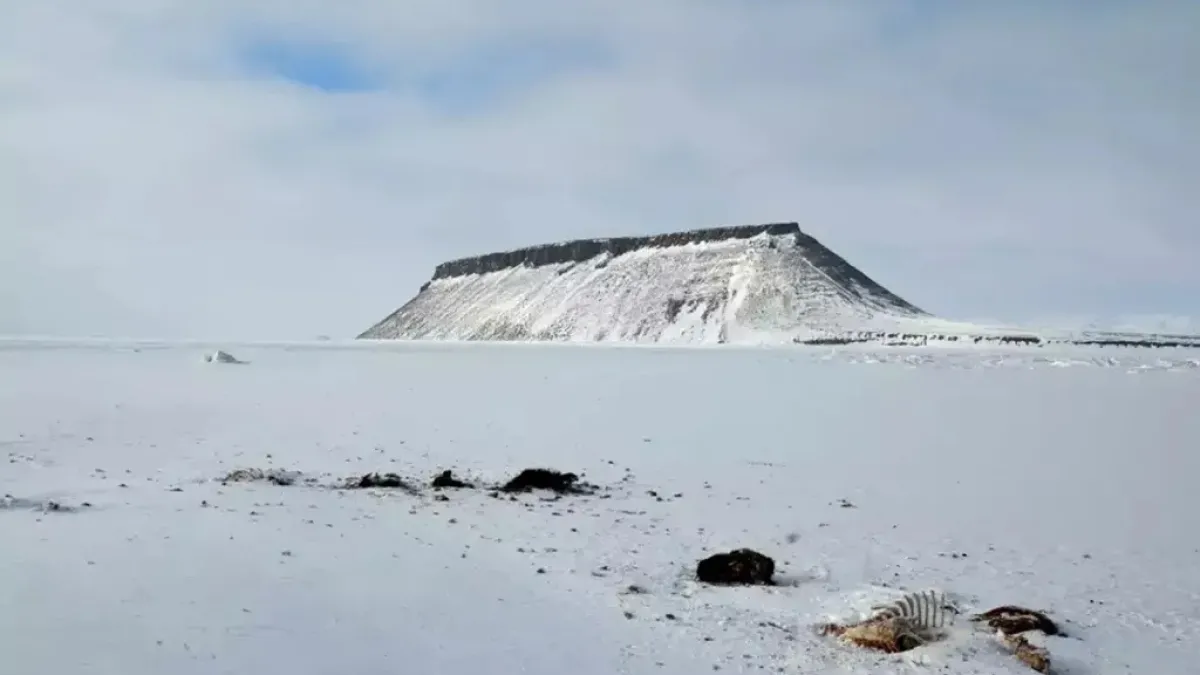 Camp Century, una instalación militar abandonada de la época de la Guerra Fría, fue redescubierta a 30 metros bajo el hielo en abril.