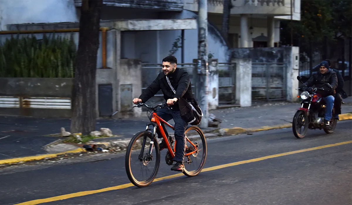 SENTIDO ESTE-OESTE. El estudio arrojó que avenida Mate de Luna es uno de los puntos más empleados por los ciclistas en la ciudad. 