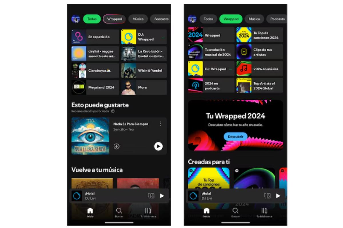 Spotify Wrapped 2024 ya está en tu celular y estos fueron los artistas más escuchados del año