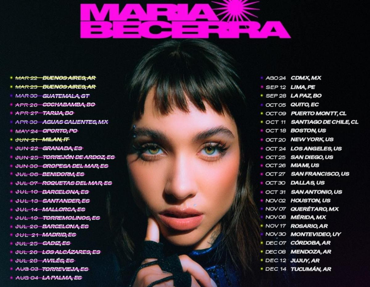 TOUR2024. El último show del año de María Becerra es en Tucumán. / INSTAGRAM @mariabecerra