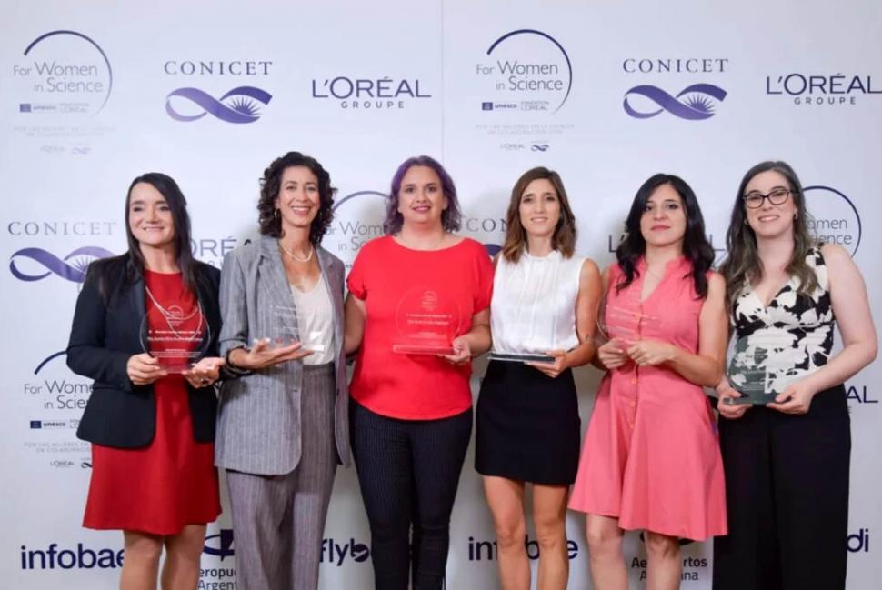 GANADORAS. Las científicas fueron premiadas entre 106 postulantes.