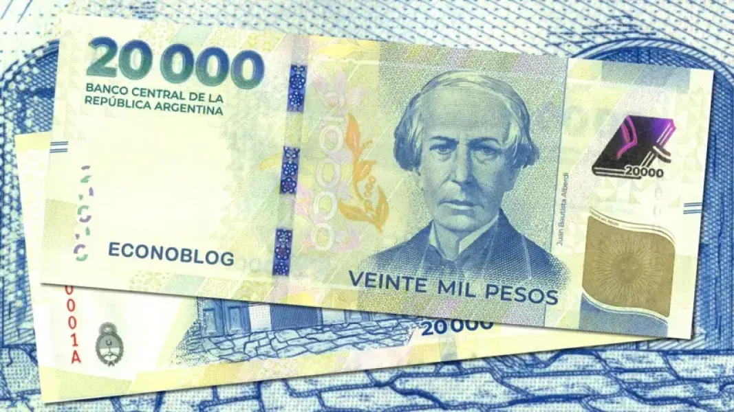 Alerta por billetes falsos de $20.000: cinco indicadores para reconocerlos