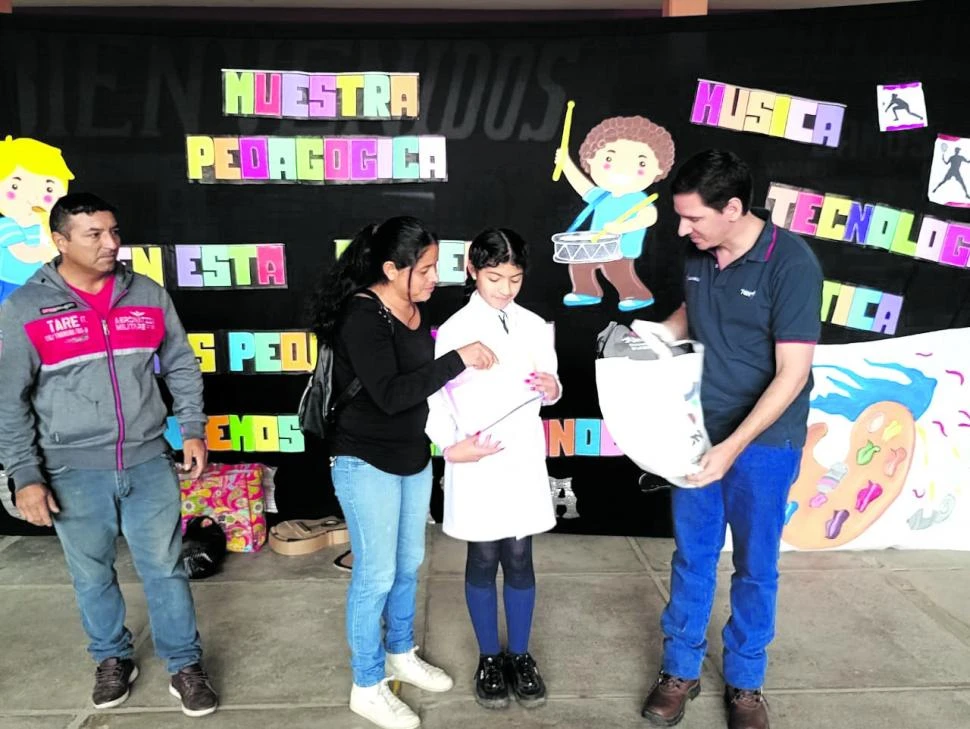 LA GANADORA. La ilustración de Luciana se destacó entre 1.234 dibujos.