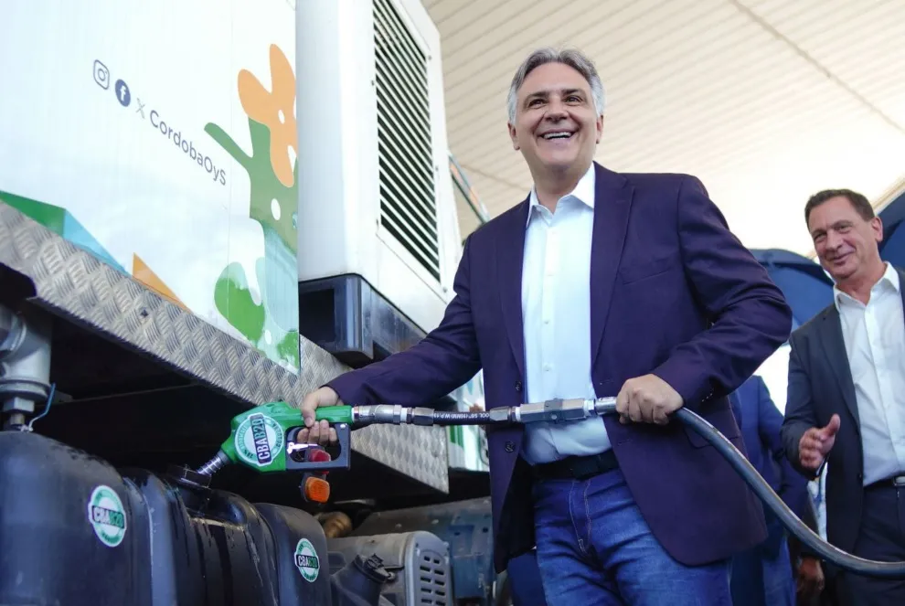 El gobernador Martín Llaryora, en la inauguración. PRENSA GOBIERNO DE CÓRDOBA 