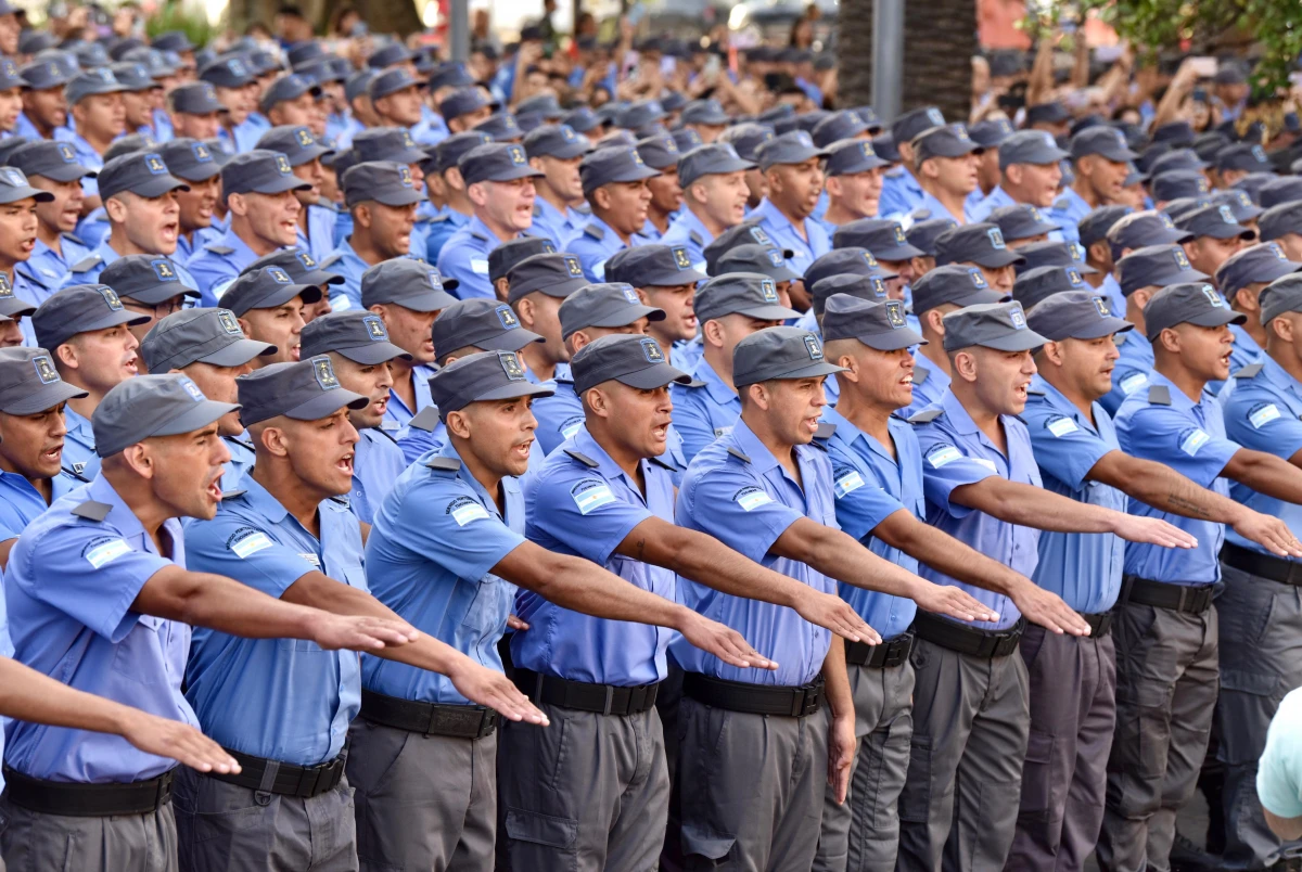 Un total de 1.000 agentes ingresaron a la Policía. FOTO LA GACETA / Inés Quinteros Orio. 