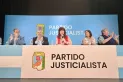Cristina Kirchner asumió la presidencia del PJ nacional y lanzó fuertes críticas contra Milei