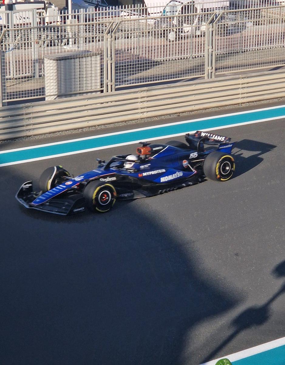 Carlos Sainz a bordo del monoplaza de Williams.