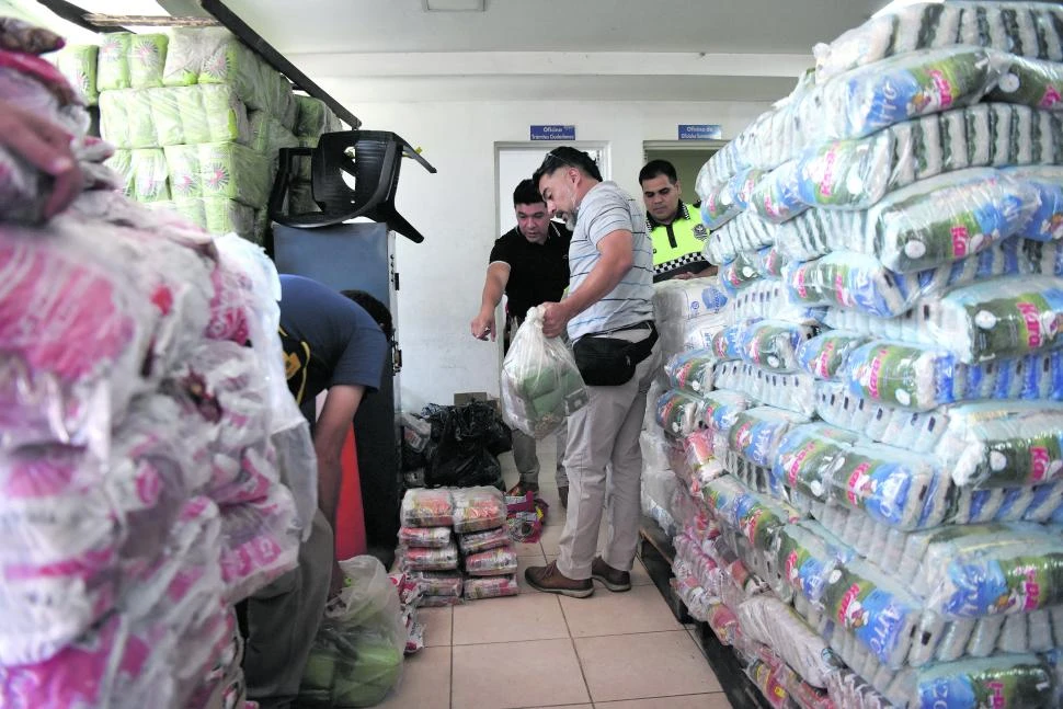 MÓDULOS. Los alimentos fueron hallados en el barrio Manantial Sur. la gaceta / foto de analía jaramillo