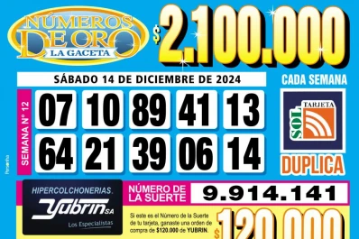 Los Números de Oro de LA GACETA