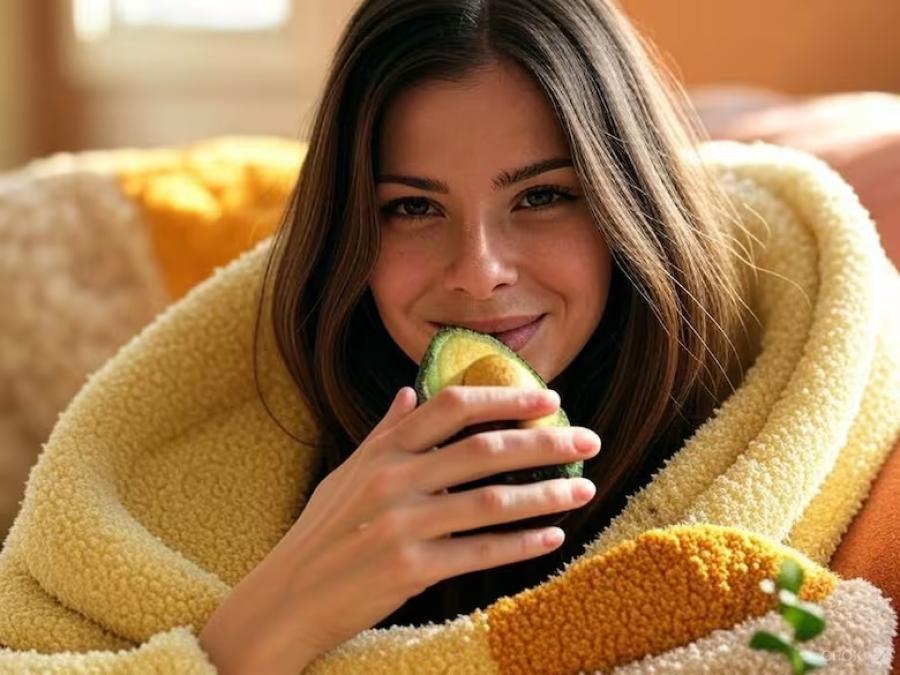 La China Suárez creada con IA con la palta de Nepal y la palta