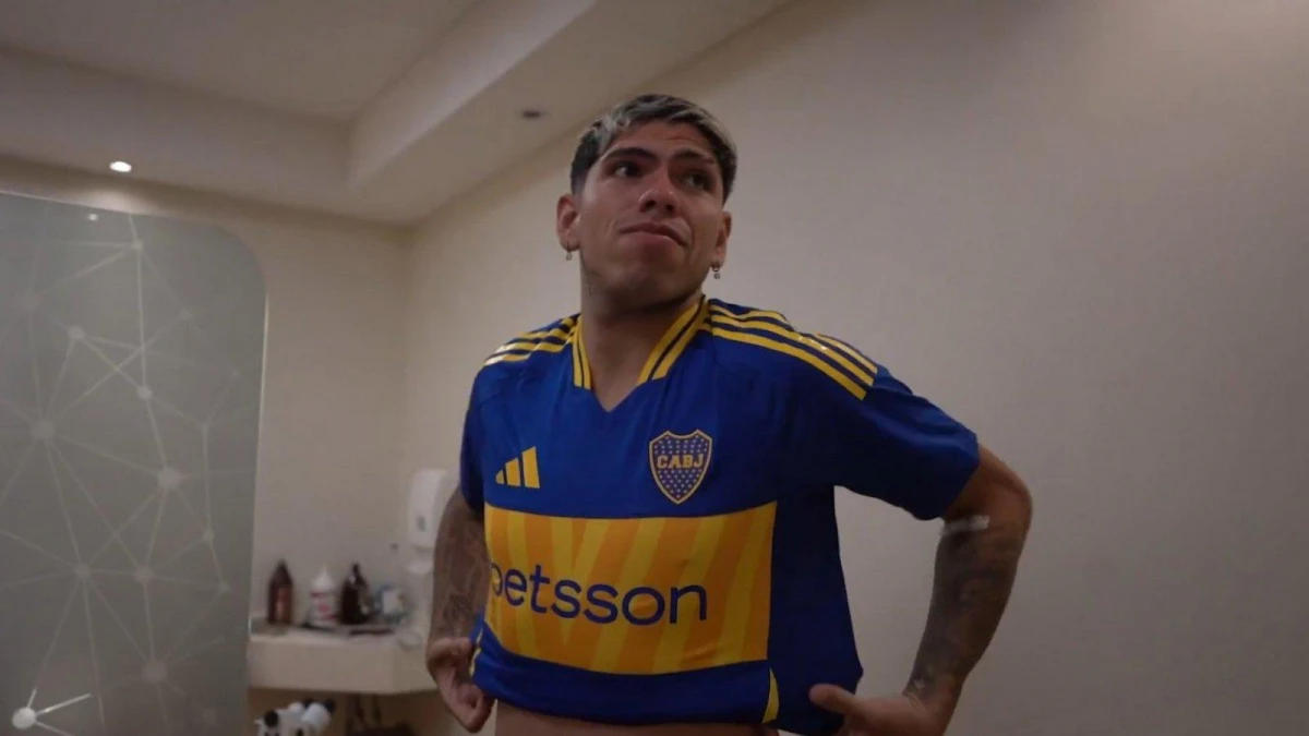 Carlos Palacios fue presentado como jugador de Boca: “Desde pequeño soy hincha”