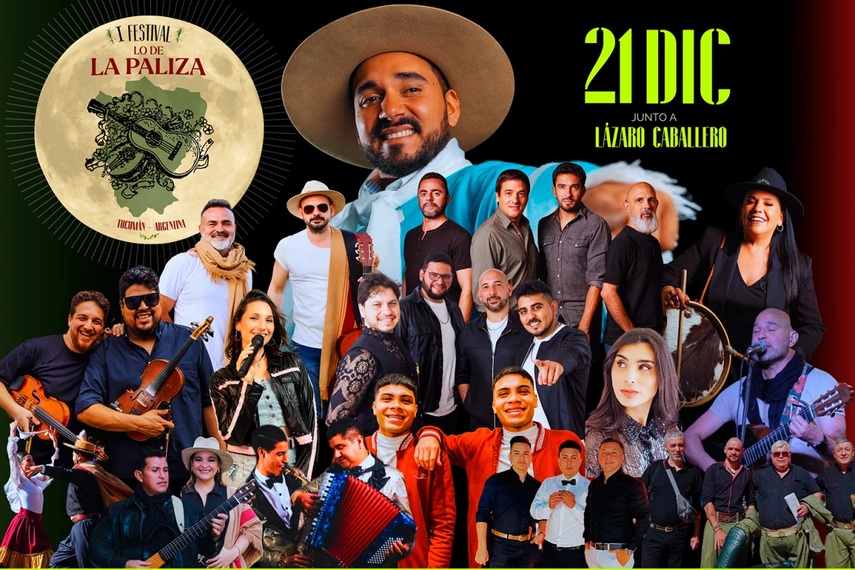 El festival que cierra el año: ¡el más comentado por los tucumanos! Con Lázaro Caballero y 25 artistas locales