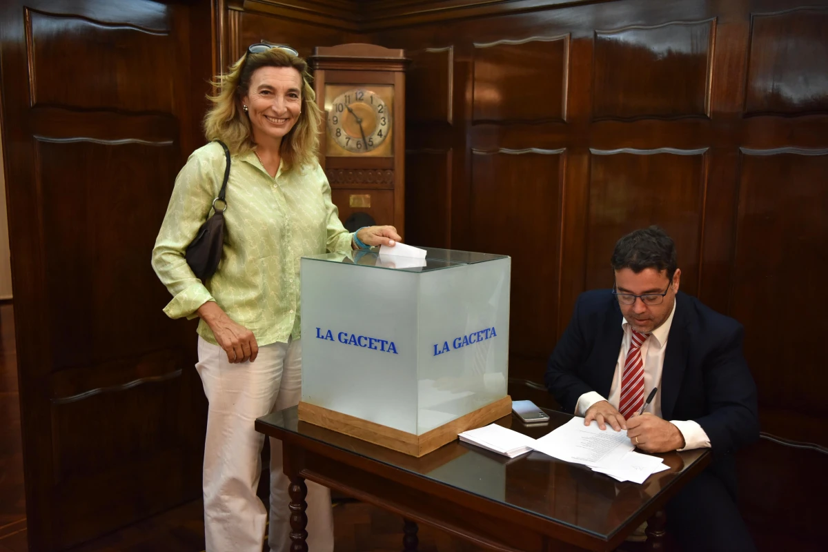 HISTÓRICA. Mercedes Paz, capitana del equipo argentino de tenis en los Juegos Olímpicos, participó de la elección. LA GACETA/FOTOS DE INÉS QUINTEROS ORIO