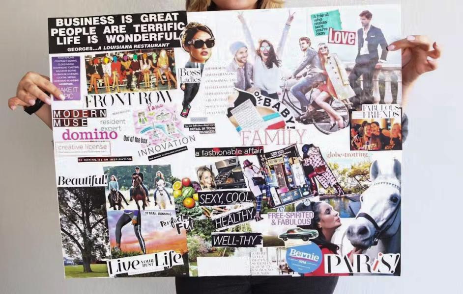 Cómo hacer tu vision board: la tendencia de Tik Tok que promete cumplir tus objetivos en 2025