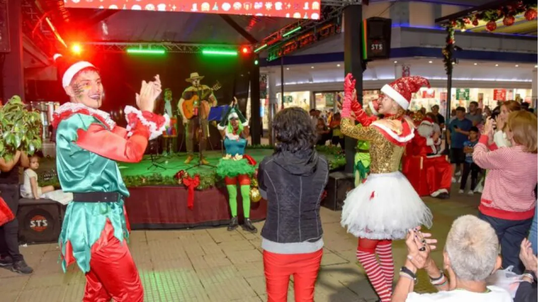 Siguen los espectáculos en la peatonal del microcentro.