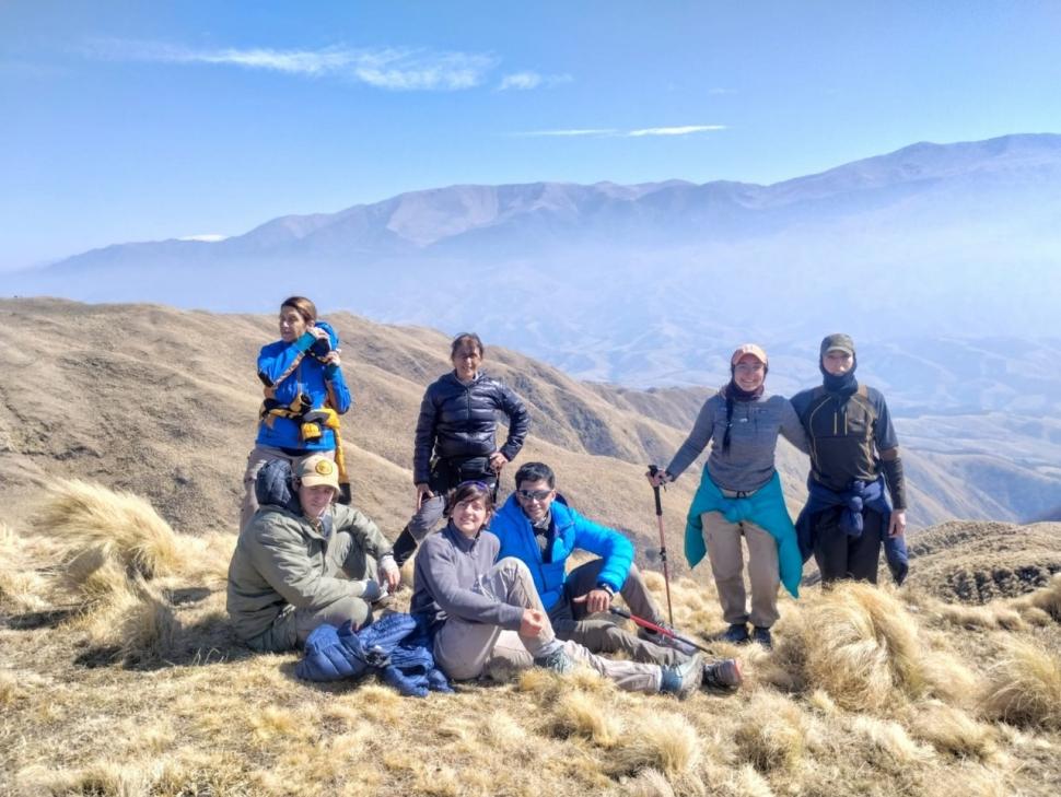 EL EQUIPO DE LA MISIÓN. Parte del grupo del Proyecto Mercedario.