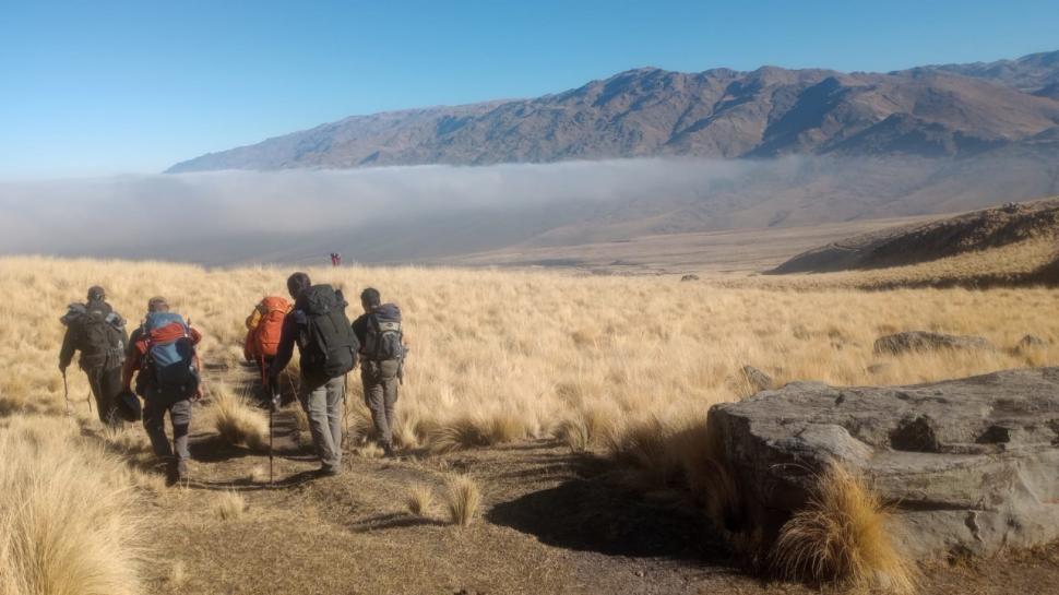 EN PREPARACIÓN. Hubo intensas jornadas de montañismo en Tucumán.