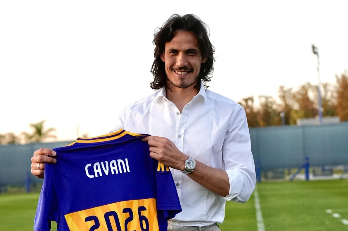 JERARQUÍA. Edinson Cavani renovó su vínculo con Boca Juniors hasta 2026.