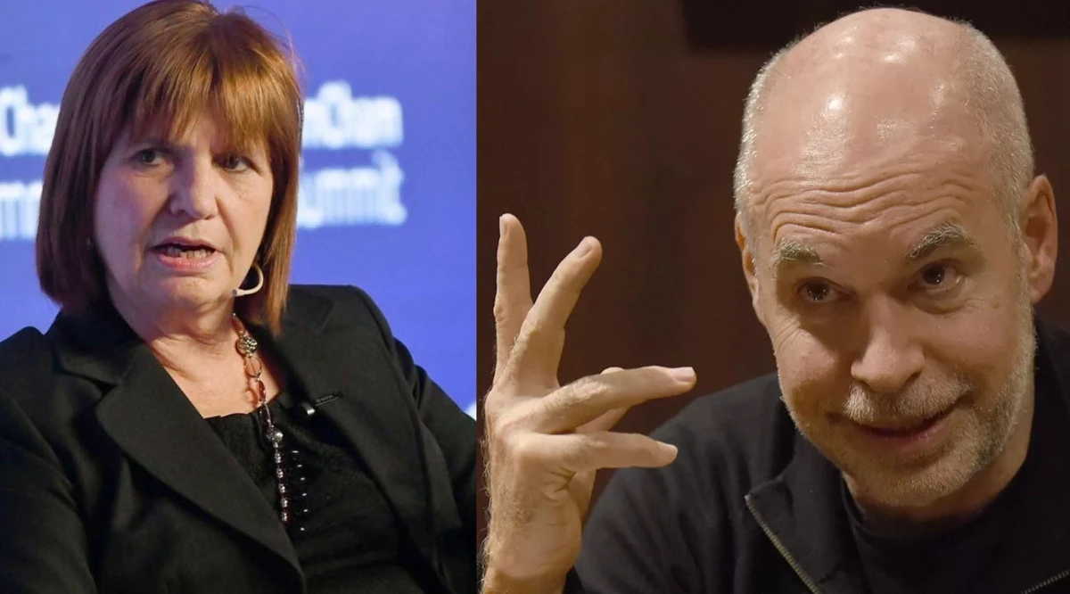 Patricia Bullrich y Rodríguez Larreta. 