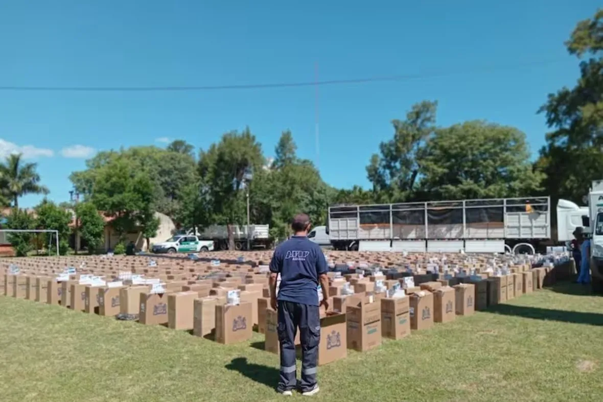 Un camionero trató de contrabandear 500.000 atados de cigarrillos en Formosa