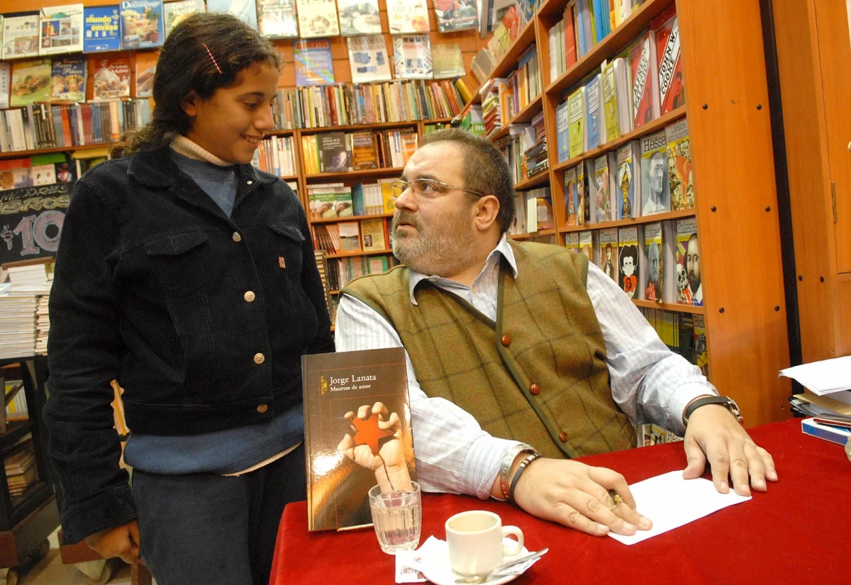 Jorge Lanata y Barbarita.