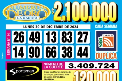 Los Números de Oro de LA GACETA