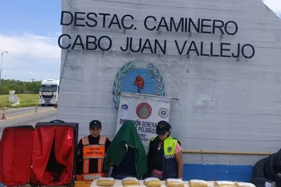 Operativo Lapacho: encontraron 17 kilos de marihuana en la valija de una tucumana en el puesto de Cabo Vallejo