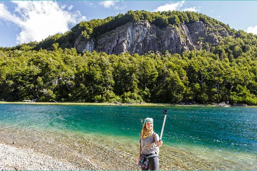 EN EL PARQUE. Se puede visitar el parque Nacional Los Alecres. / AIRE PATAGONIA.