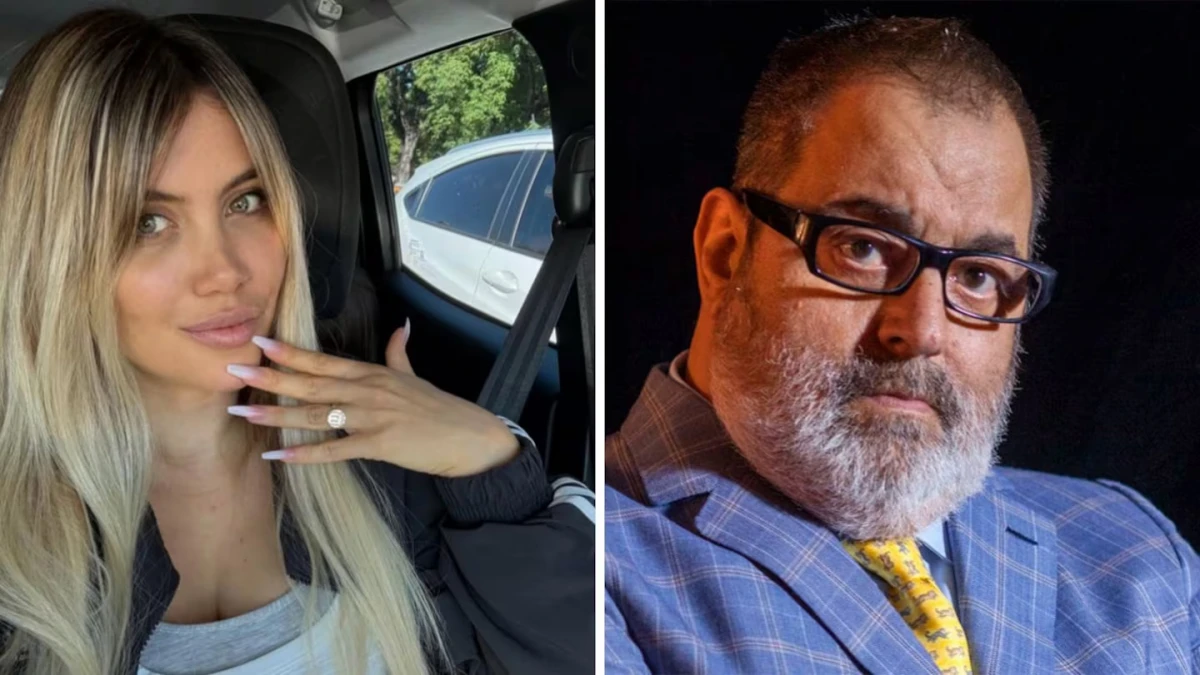 El mensaje de Wanda Nara por la muerte de Jorge Lanata