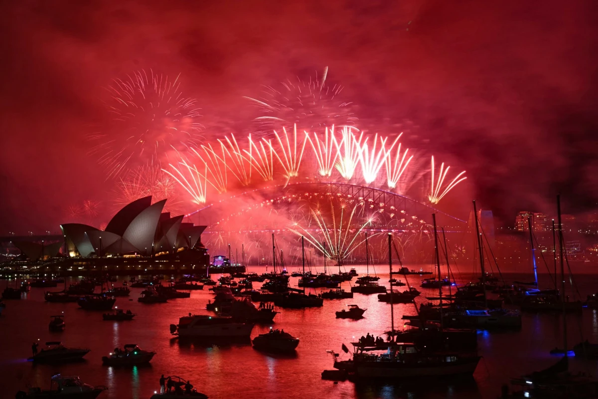 Video: En Nueva Zelanda ya recibieron el 2025 con un espectacular show de fuegos artificiales