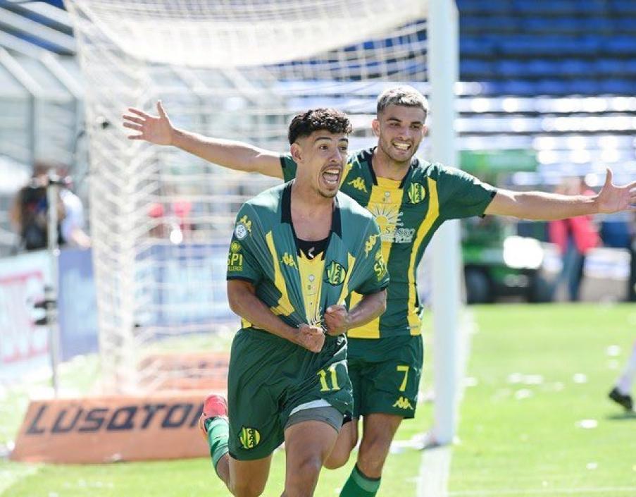 CHICANA. Laméndola habló sobre su gol a San Martín, en la final por el ascenso a Primera.