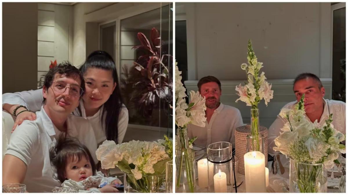 La China celebró Año Nuevo con su hermano, su cuñada y su sobrina. Además de algunos amigos