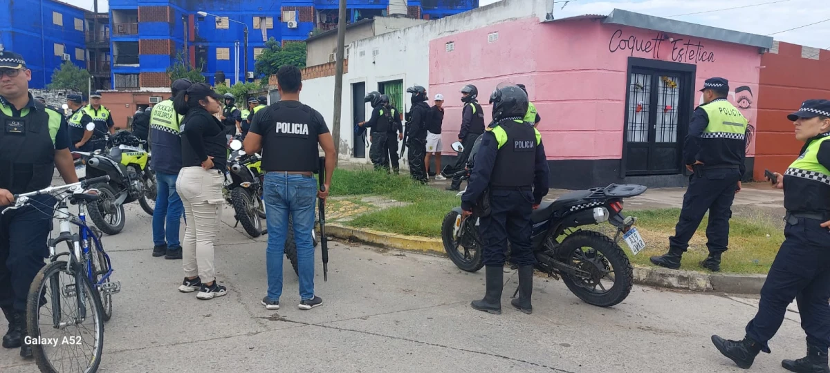 “Chuky” estuvo detenido dos horas luego de un fuerte operativo en el barrio Oeste II