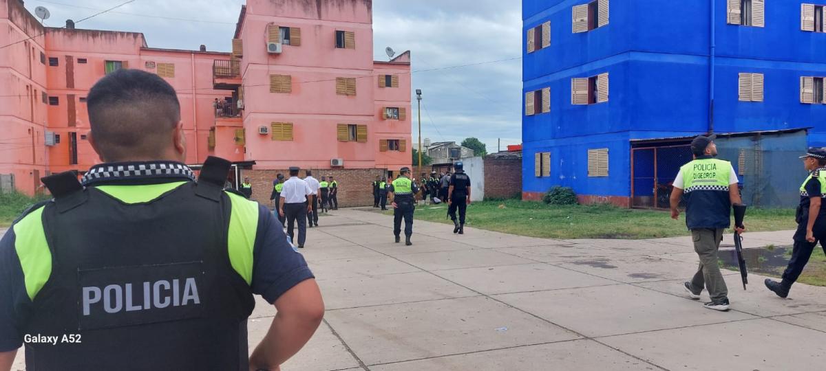 “Chuky” estuvo detenido dos horas luego de un fuerte operativo en el barrio Oeste II