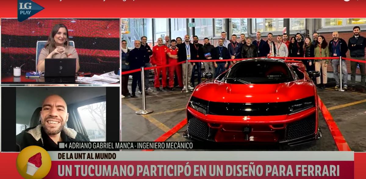 La increíble historia de Adriano Gabriel Manca, el tucumano que conquistó Ferrari