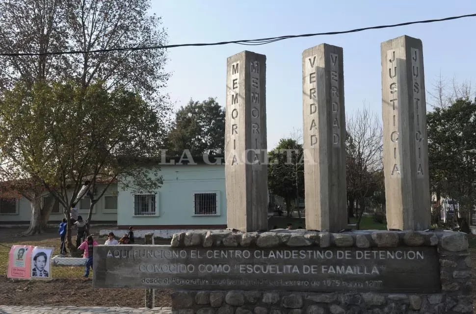 SEÑALIZADO. La Escuelita fue declarada como Sitio de Memoria y ahora será Lugar Histórico Nacional. 