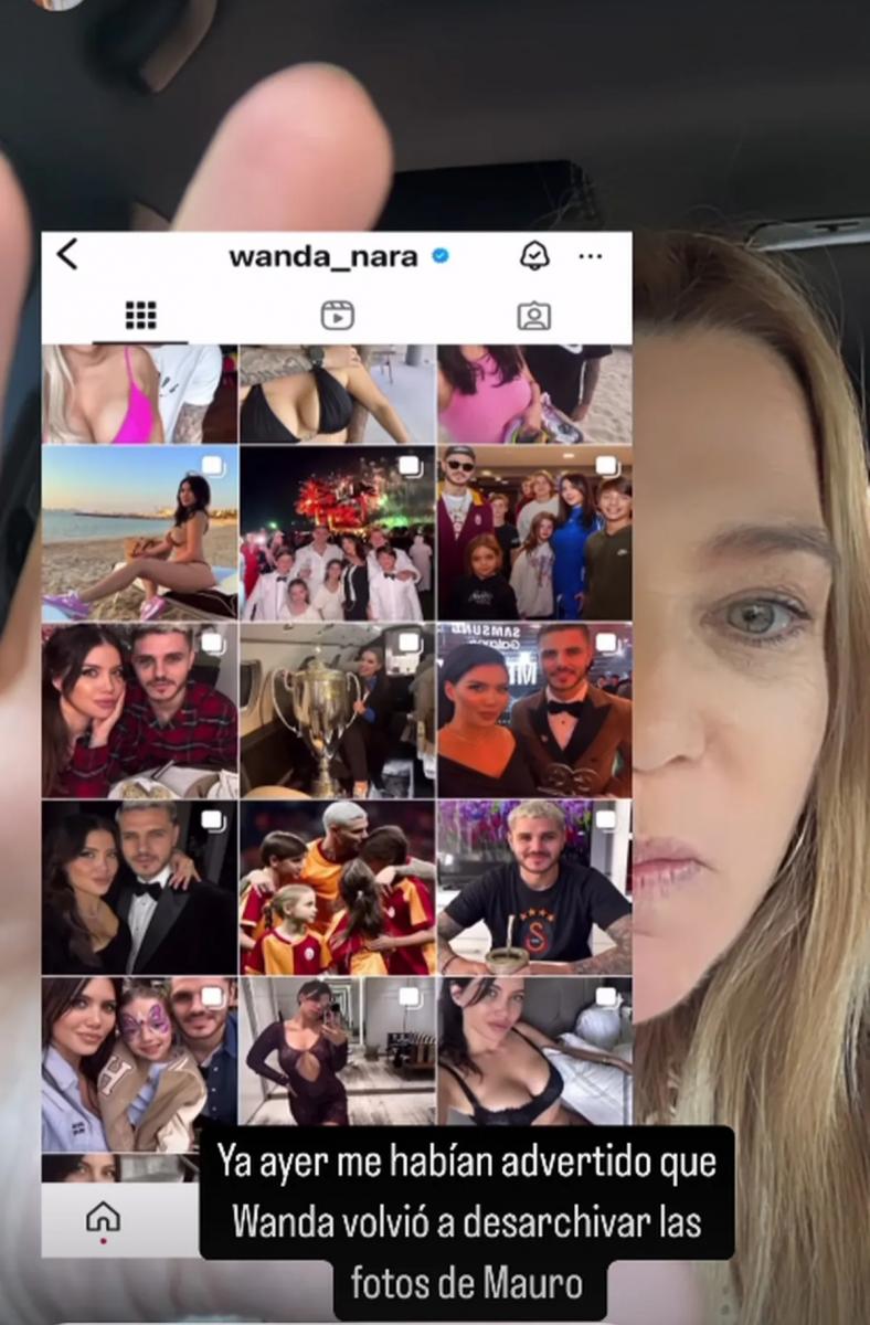 En sus redes, Wanda Nara volvió a subir fotos con Mauro Icardi.