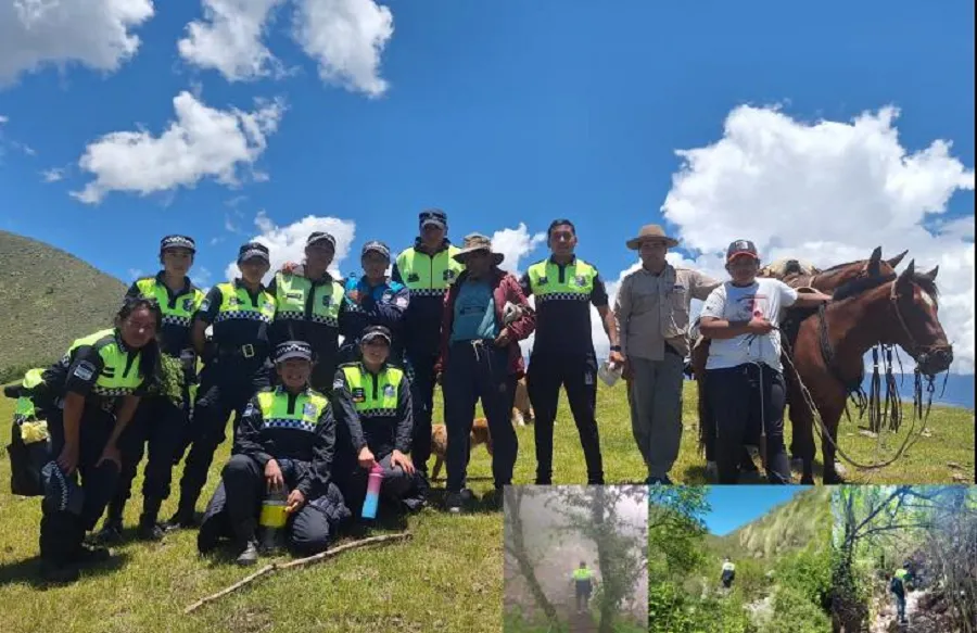 Efectivos de la División Lacustre destacamento El Mollar informaron que tras un intenso rastrillaje encontraron a Gerardo Álvarez de 70 años