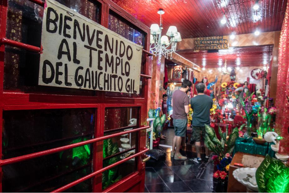 El santuario del Gauchito Gil más grande de Argentina está en Mercedes.