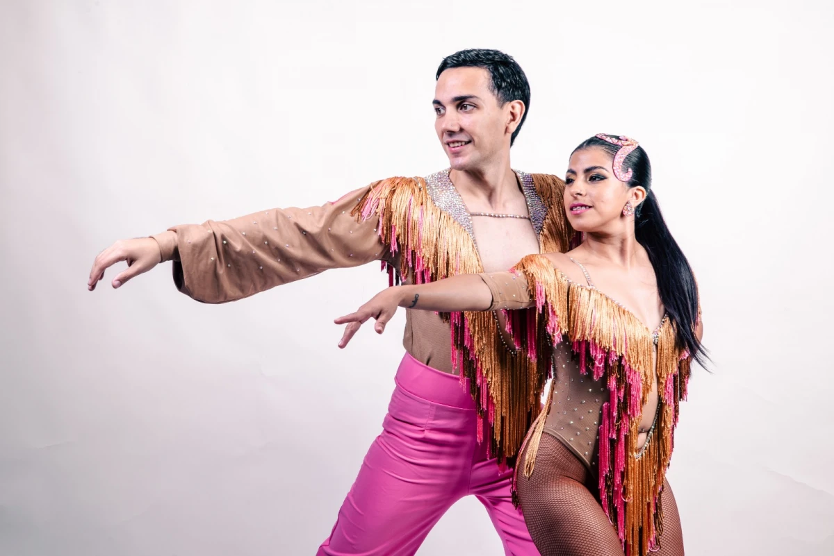 PASIÓN POR EL BAILE. Los artistas suman juntos 10 años como pareja de baile profesional.