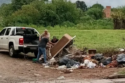 Yerba Buena: cargó escombros y basura en su camioneta y los arrojó en la vía pública