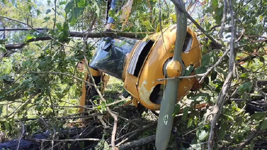 Salta: cayó una avioneta que promocionaba un circo